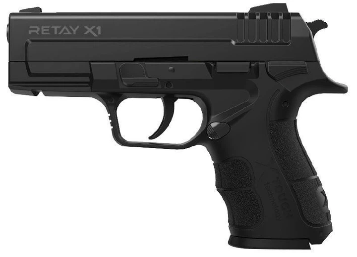 Стартовый пистолет Retay X1 black с патронами с кобурой - изображение 3