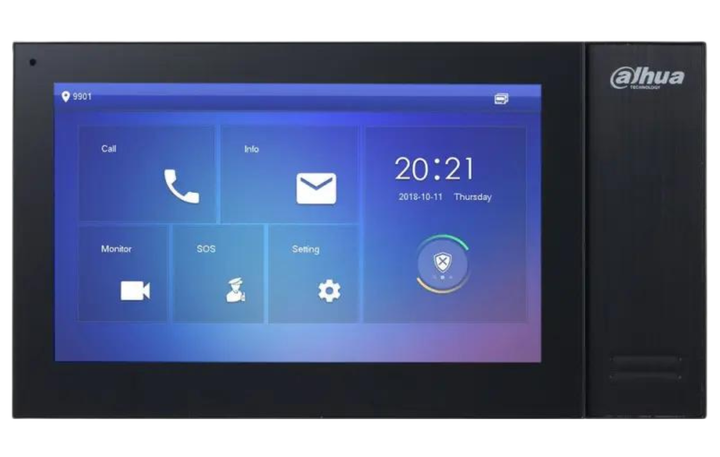IP-відеодомофон Dahua DHI-VTH2421FW(B)-P 7'' PoE, Black - Фото 1 IP-відеодомофон Dahua DHI-VTH2421FW(B)-P 7'' PoE, Black - зображення 1