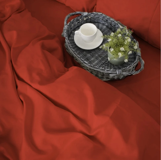 Комплект постельного белья MirSon Детский 110х140 см Satin Premium 0081 Terracotta (2200010929294) - изображение 5