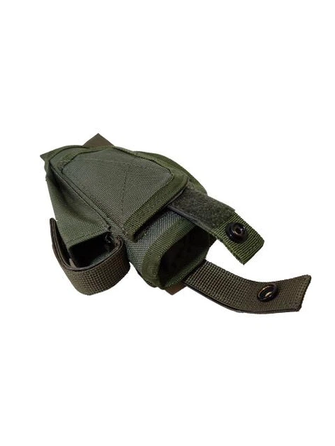 Кобура тактична Akinak для АПС / Форт14 / Beretta M9 / Colt з підсумком під магазин MOLLE на пояс Olive (90) - изображение 3