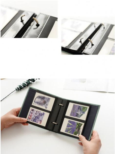 Фотоальбом для Fujifilm Instax Mini, Liplay, Polaroid 300, Z2300, SHARE SP-1, SP-2, link, "Dear Moment" Бежевый 100 - Фото 4 Фотоальбом для Fujifilm Instax Mini, Liplay, Polaroid 300, Z2300, SHARE SP-1, SP-2, link, "Dear Moment" Бежевый 100 - изображение 4