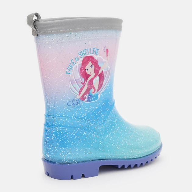 Детские резиновые сапоги для девочки Perletti Cool Kids 15617 26-27 Голубые (8015831156172) - изображение 4