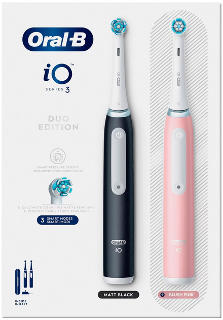 Набір електричних зубних щіток Oral-B iO 3N Duo + TC (8006540731857) - зображення 3
