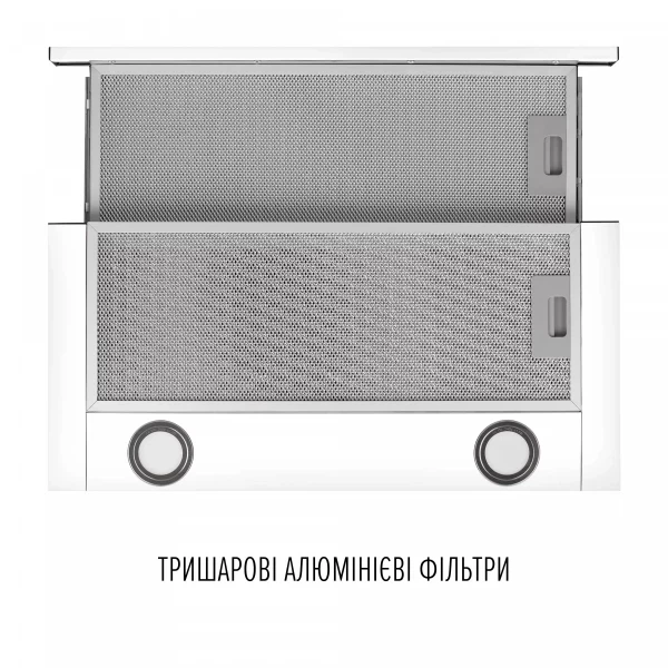Вытяжка perfelli tl 6822 wh 1200 led - изображение 7
