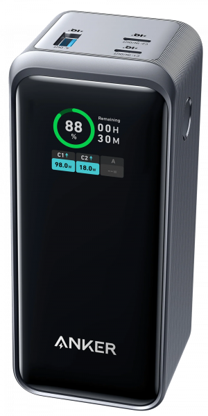 Портативное зарядное устройство Anker Prime - 20000 mAh 200w pd Black (a1336011) - Фото 1 Портативное зарядное устройство Anker Prime - 20000 mAh 200w pd Black (a1336011) - изображение 1