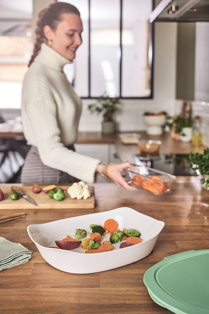 Блюдо жаростійке прямокутне Luminarc Smart Cuisine з кришкою 34*25 см (V5944) - изображение 5