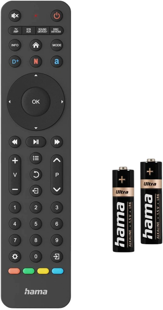 Пульт ДК Hama Universal 8-in-1 Netflix, Prime, Disney+ (4047443532268) - зображення 8