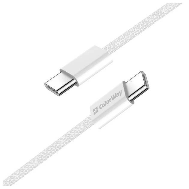 Кабель ColorWay USB Type-C - USB Type-C (M/M), 3.0 А, 2 м, Gray (CW-CBPDCC068-GR) - зображення 6