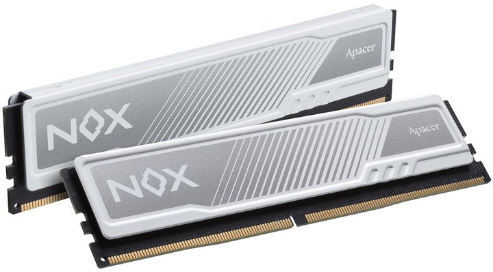Оперативна памʼять Apacer DDR4-3600 32678MB PC4-28800 (Kit of 2x16384) NOX White (AH4U32G36C25YMWAA-2) - зображення 4