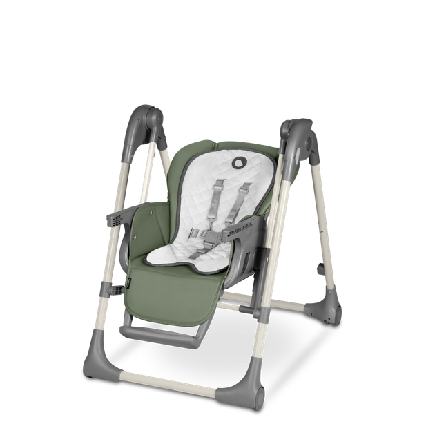 Стул для кормления с функцией качели ТМ Lionelo LAURICE GREEN OLIVE - изображение 4