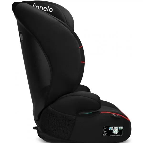 Детское автокресло ТМ Lionelo LARS I-SIZE SPORTY BLACK RED (LZ69755982) - изображение 6