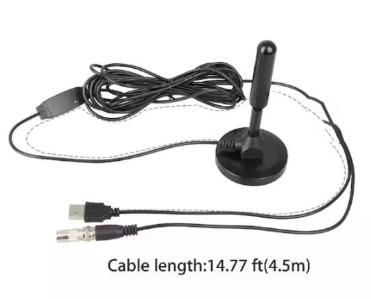 ТВ-антена для Т2 з посиленням телевізійна антена DVB-T2 антена HDTV TV Antenna Mini 1080p - зображення 2
