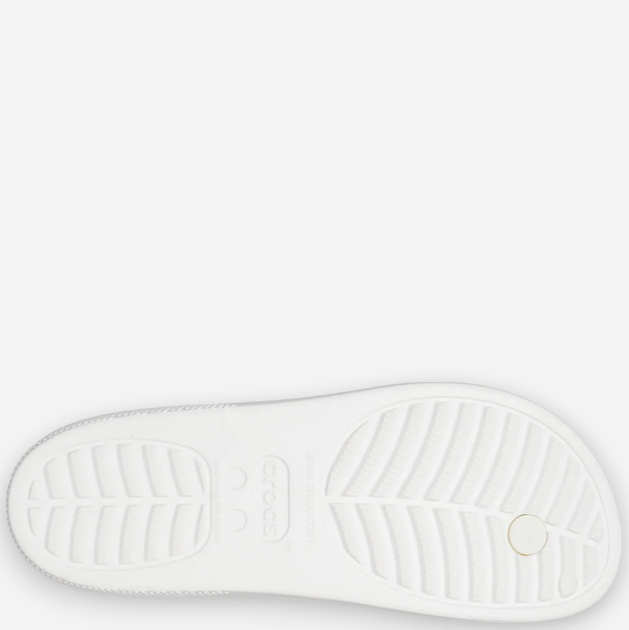 Klapki japonki damskie na platformie Crocs Classic Platform 207714-100 41-42 (W10) 26 cm Białe (191448991323) - obraz 7