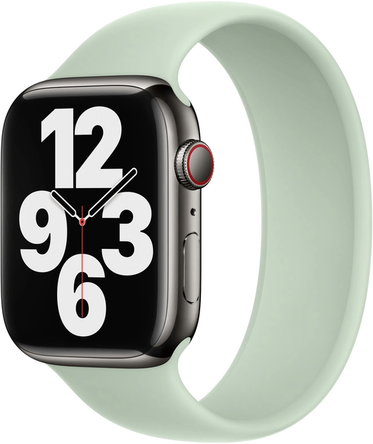 Ремінець Apple Solo Loop для Apple Watch 45mm Size 8 Mineral Green (MN4F3) - зображення 1