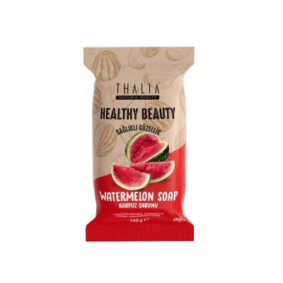 Натуральне мило THALIA з ароматом кавуна, 100 г - Фото 1 Натуральне мило THALIA з ароматом кавуна, 100 г - зображення 1