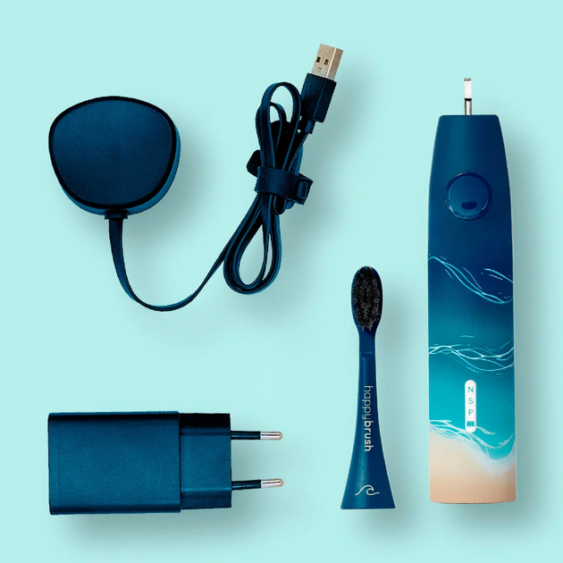 Soniczna szczoteczka do zębów happybrush Eco Vibe 3 Ocean (4260486334259) - obraz 5