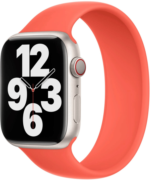 Pasek Apple Solo Loop do Apple Watch 45mm Size 7 Nectarine (MN573) - obraz 1