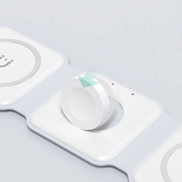 Stacja ładująca Dudao A11N 15 W 3-in-1 z kablem USB-C - USB-C White (6973687249489) - obraz 18