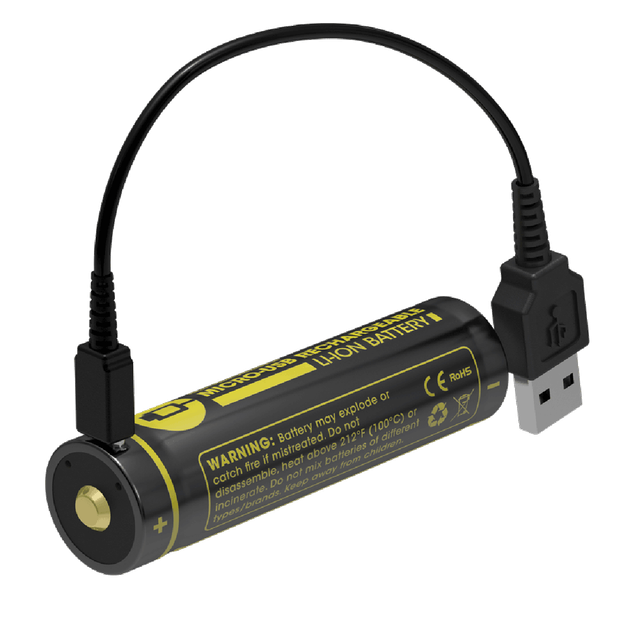 Акумулятор 18650 (2600mAh) Nitecore NL1826R - зображення 2