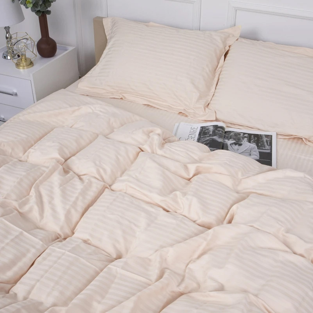 Підковдра MirSon 175х210 Satin Stripe 30-0004 Cream від Rozetka на платформі USKIDKA Акція на Підковдра MirSon 175х210 Satin Stripe 30-0004 Cream від Rozetka