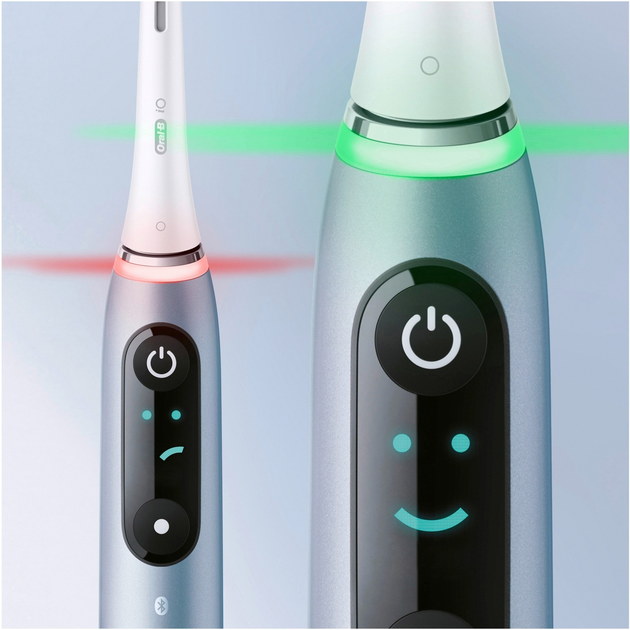 Електрична зубна щітка Oral-B iO 9 Luxe Edition Синя + Brush Head + TC (4210201421900) - зображення 4