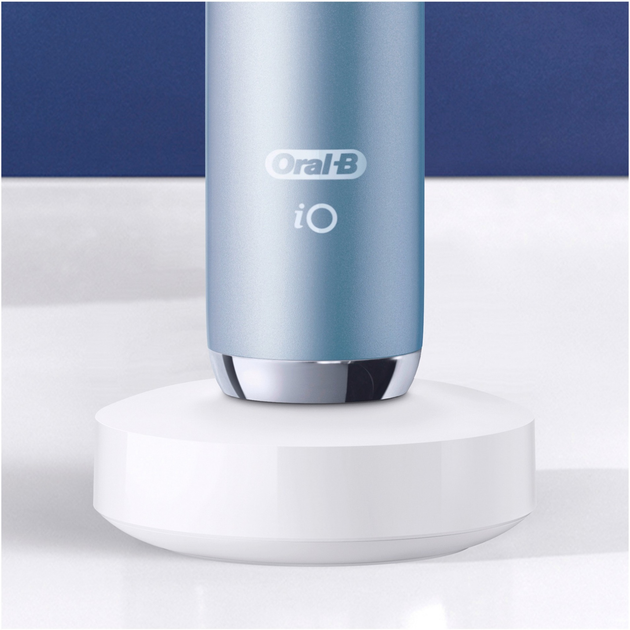 Електрична зубна щітка Oral-B iO 9 Luxe Edition Синя + Brush Head + TC (4210201421900) - зображення 5