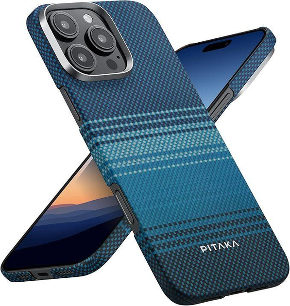 Карбоновый чехол Pitaka Tactile Woven Case Moonrise для