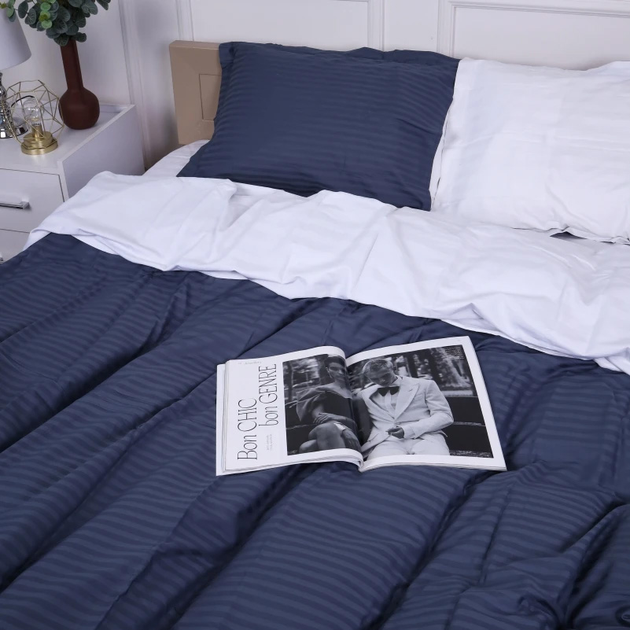 Підковдра MirSon 175х210 Satin Stripe 30-0012 + 30-0001 Vevina від Rozetka на платформі USKIDKA Акція на Підковдра MirSon 175х210 Satin Stripe 30-0012 + 30-0001 Vevina від Rozetka