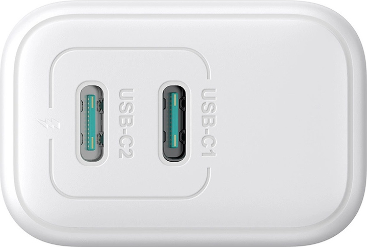 Мережевий зарядний пристрій JOYROOM JR-TCF12 2 x USB-C 20 Вт QC 3.0 White (6956116722869) - зображення 6