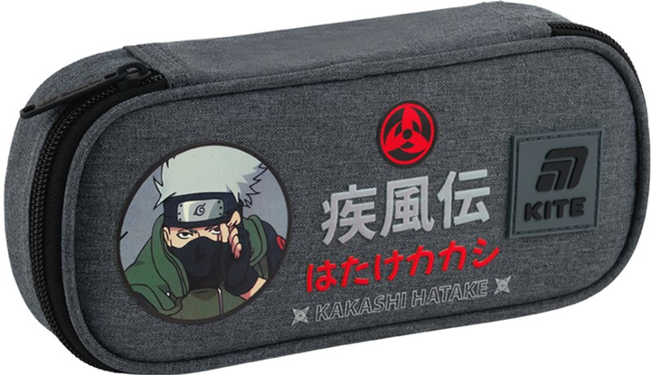 Пенал шкільний Kite Naruto Shippuden 21x8.5x4.5 см Сірий (NR25-662-1) - зображення 1