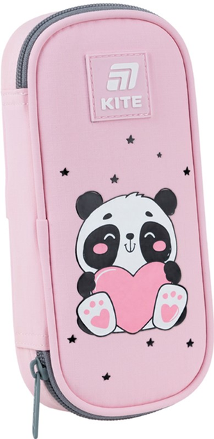 Пенал шкільний Kite Panda 21x8.5x4.5 см Рожевий (K25-662-9) - зображення 1