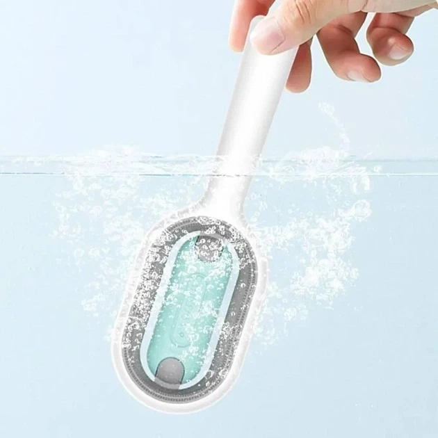 Щетка для сухого и влажного вычесывания собак и котов Pet Gravity 4в1 Pet Grooming Comb Зеленый (31901IM437) - Фото 4 Щетка для сухого и влажного вычесывания собак и котов Pet Gravity 4в1 Pet Grooming Comb Зеленый (31901IM437) - изображение 4
