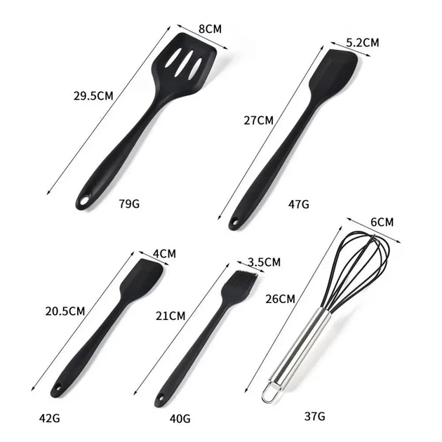 Кухонний силіконовий набір Kitchen Sets 5в1 (61901TT652) - зображення 2