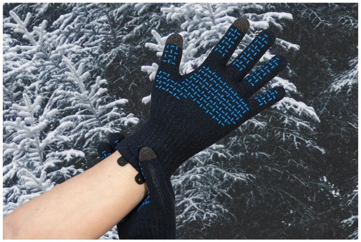 Перчатки водонепроницаемые Dexshell ThermFit 3.0 Gloves Dark Blue M (1047-DG12402HTB-M) - изображение 2