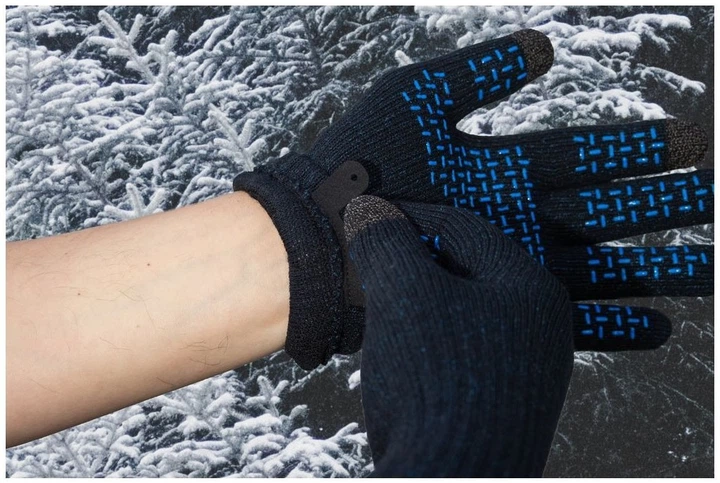 Перчатки водонепроницаемые Dexshell ThermFit 3.0 Gloves Dark Blue M (1047-DG12402HTB-M) - изображение 3