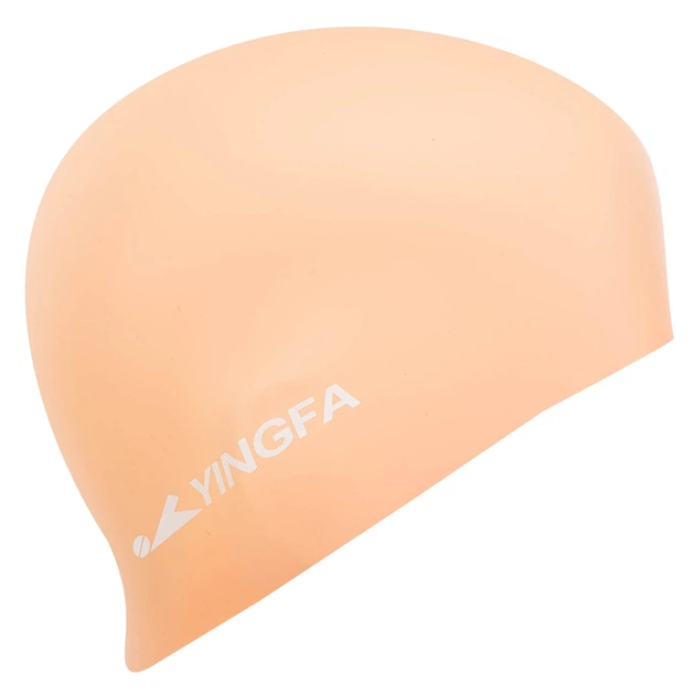 Шапочка для плавания силиконовая для взрослых Yingfa Classic 0081-1 Orange - изображение 2