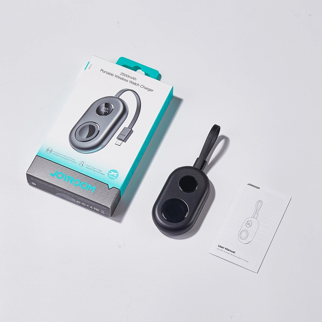Powerbank JOYROOM JR-W09 2500 mAh z ładowaniem bezprzewodowym dla Apple Watch Black (6956116723859) - obraz 3