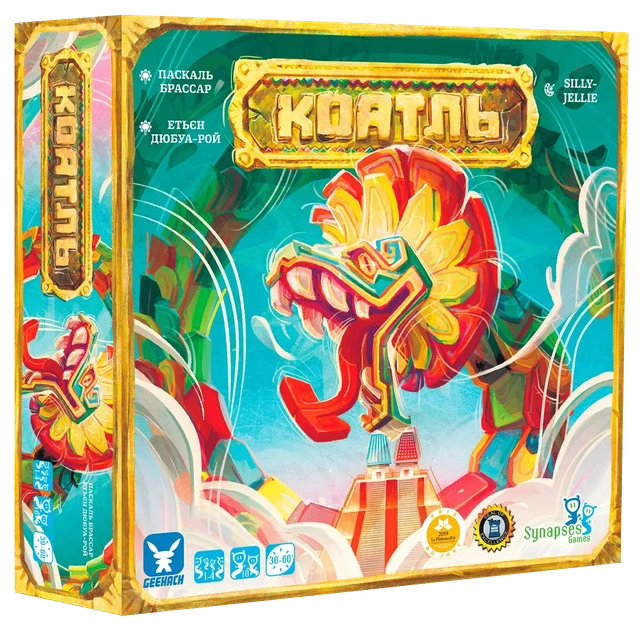 Настільна гра Geekach Games Коатль (Coatl, укр) (GKCH029CL) - Фото 1 Настільна гра Geekach Games Коатль (Coatl, укр) (GKCH029CL) - изображение 1