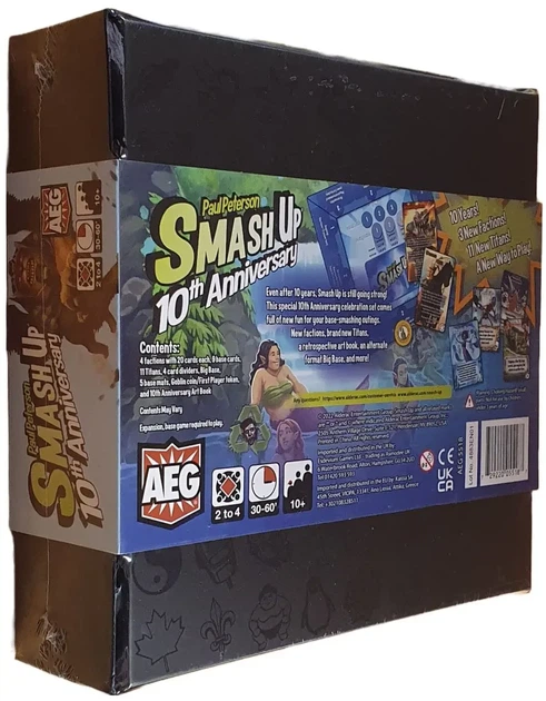 Настільна гра Smash Up: 10th Anniversary (Заміс ювілейна редакція, Англійською) (AEG5518) - Фото 5 Настільна гра Smash Up: 10th Anniversary (Заміс ювілейна редакція, Англійською) (AEG5518) - зображення 5