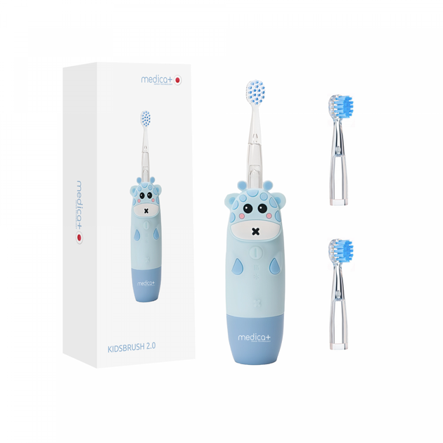 Детская зубная щетка Medica+ KidsBrush 2.0 Blue - Фото 1 Детская зубная щетка Medica+ KidsBrush 2.0 Blue - изображение 1