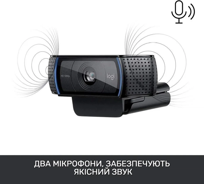 Веб-камера Logitech Webcam HD Pro C920 1080р - изображение 4