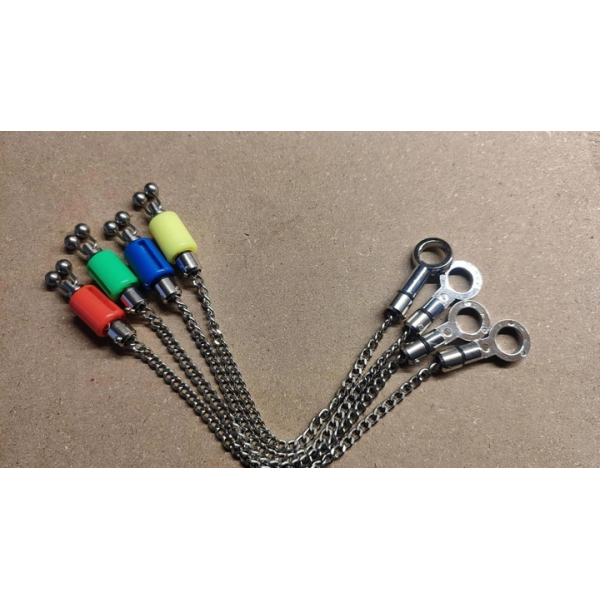 Набор индикаторов поклевки свингер для рыбалки на цепочке Hanger Kit 4 шт (po-70040) - Фото 1 Набор индикаторов поклевки свингер для рыбалки на цепочке Hanger Kit 4 шт (po-70040) - изображение 1