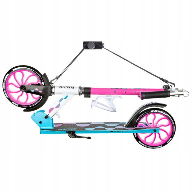 Двухколесный детский самокат Raven Galaxia LED Blue/Pink 200 мм (sk924) - изображение 4