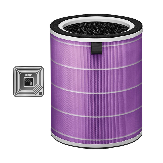 Фильтр для очистителя воздуха xiaomi smartmi air purifier hepa filter M8R-FLH (SCG4021GL) Antibacterial с Rfid до моделей 2 2h 2c 2s 3c 3h pro воздушный антибактериальный - изображение 4