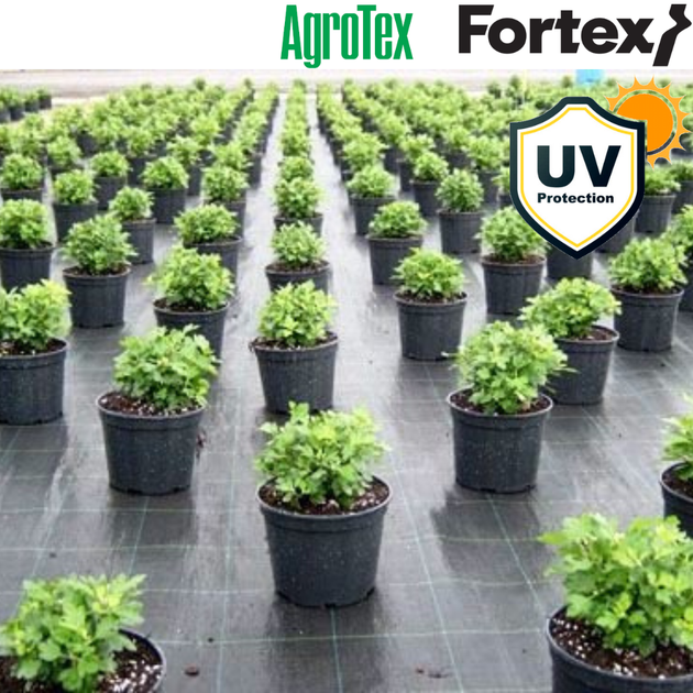 Агротканина Fortex AgroTex, чорний, 1,05 х 5 м, 5,25 м2, 100 г/м2 - зображення 8
