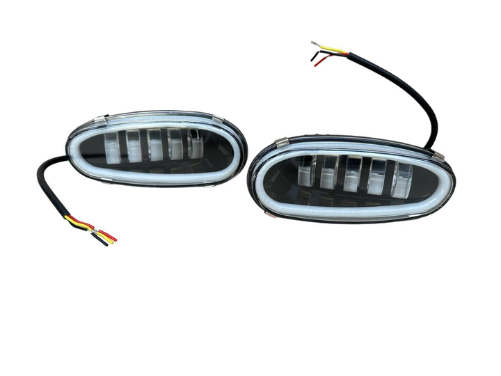 Противотуманная фара Ланос, Сенс LED 5линз+ходовой огонь (к-кт 2шт) - изображение 1