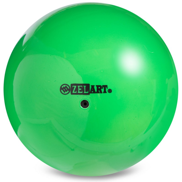 М'яч для художньої гімнастики ø15см Zelart RG150 (Гума, d-15см, 240г, зелений) - Фото 3 М'яч для художньої гімнастики ø15см Zelart RG150 (Гума, d-15см, 240г, зелений) - изображение 3