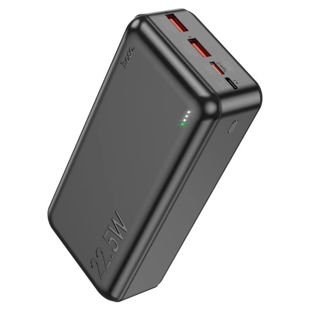 Внешний аккумулятор (Power Bank) Hoco J101B 22.5W 30000mAh LEDIndicator (PD3.0, QC3.0) 1C+2A Black (39281) - Фото 3 Внешний аккумулятор (Power Bank) Hoco J101B 22.5W 30000mAh LEDIndicator (PD3.0, QC3.0) 1C+2A Black (39281) - изображение 3