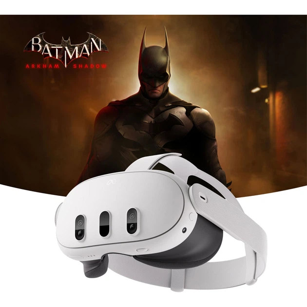 Очки виртуальной реальности Meta Quest 3 512GB Batman Arkham Shadow Bundle - Фото 1 Очки виртуальной реальности Meta Quest 3 512GB Batman Arkham Shadow Bundle - изображение 1