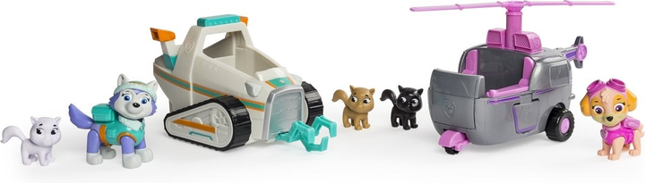 Zestaw zabawkowy Spin Master Paw Patrol Ratowanie zwierząt Skye & Everest (23M64F) (0778988218938) - obraz 3